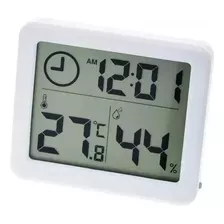 Reloj Digital Lcd Termómetro Higrómetro Temperatura Humedad