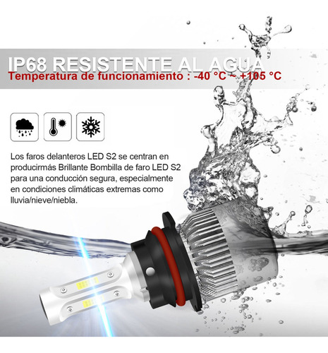 Kit De Focos Led 881 9007 Para Dodge Dakota Durango Neon Ram Foto 4