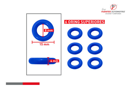 Kit Para Inyector Silhouette V6 3.4 2003 (6 Jgos) Foto 4