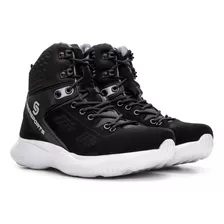 Bota Coturno Masculino Adventure Couro Confortável