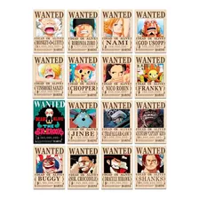 One Piece 30 Posters Yonkou Y Gold Roger Envio Gratis Wanted