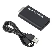 Kapbom Adaptador Conversor Ps2 Audio Vídeo Av Para Cabo Hdmi 