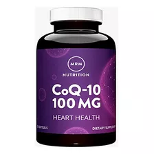 Mrm Nutrición Coq-10 100 Mg | Derivado Naturalmente | Salud