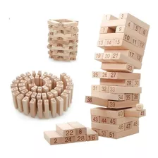 Jenga O Yenga Juego De Mesa Madera 48 Piezas/ Waos