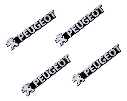 Foto de Emblema Adhesivo Peugeot Para Parlante X 4 Piezas 
