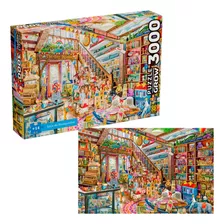 Quebra Cabeça Loja De Brinquedos 3000 Peças Puzzle Grow Nf