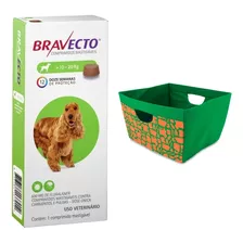 Bravecto 500 Antipulga Carrapato Cão 10a20kg + Caixa Brinde