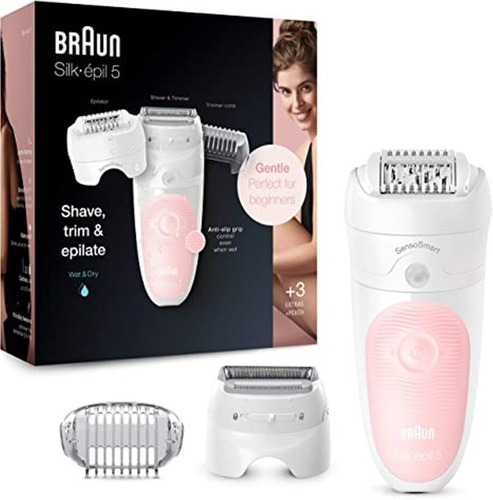Depiladora para mujeres, depiladora [2 en 1] con maquinilla de afeitar  eléctrica, pinzas eléctricas inalámbricas para mujer con 18 para uso en  seco