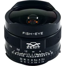 Zenitar 16mm F/2.8 Fisheye Lente Para Nikon F