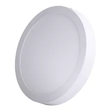 Plafon Led Redondo 24w 3000k Luz Cálida B Color Blanco