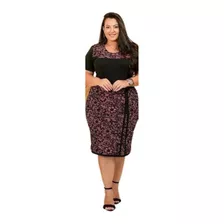 Vestido Feminino Plus Size Evangélico Cuidando De Você Lindo