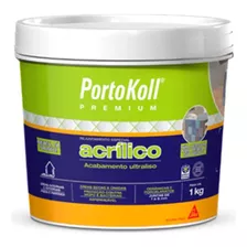  Kit 5 Rejunte Acrílico Portokoll Premium 1kg - Cores