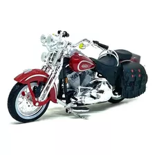 Miniatura Moto Harley Davidson Flsts Heritage 1999 - 1/18