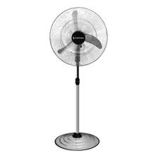 Ventilador De Pie Crivel Con 3 Aspas De Metal 20 Ind. Arg. Estructura Negro Diámetro 20