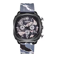 Relógio Masculino Weide Analógico Wd009b Camuflado