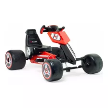 Go Kart Para Niños Con Pedales Avalancha Montable Cart Color Rojo/negro