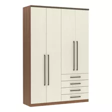 Guarda Roupa Modulado 4 Portas 156,5cm Connect Luciane