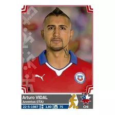 Lámina Album Copa America Chile 2015 Arturo Vidal Reciclado