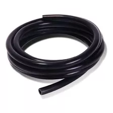 Mangueira De Silicone Preta 10mt P/ Compressor De Ar E Co2