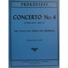 Partitura Two Piano Concerto Nº 4 In B Flat Op 53 Prokofieff