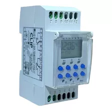 Programador Horario Digital 100-240vca Bivolt Clip Clb-40