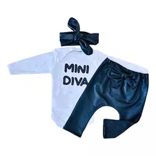 Conjunto Bebê Menina Blogueirinha Mini Diva Lindo