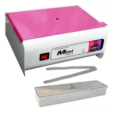 Estufa Esterilizadora Mini Colors Estojo E Pegador Manicure