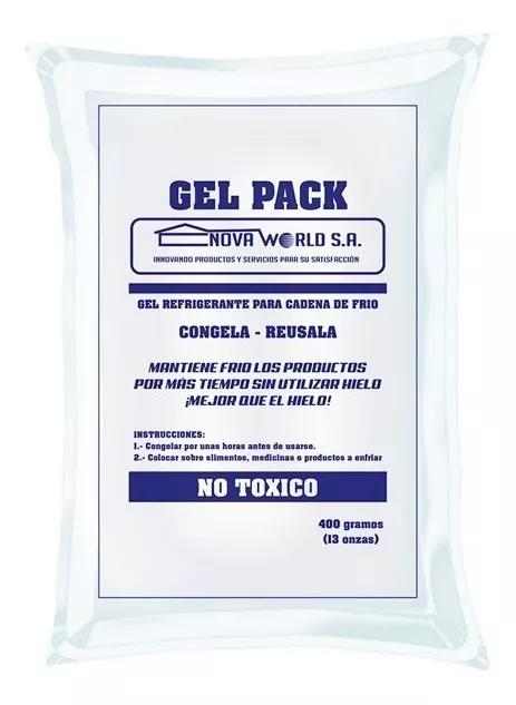 Caja Gel Pack (gel Refrigerante),  Hieleras Y Coolers