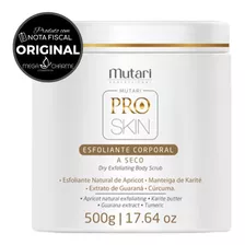 Esfoliante Corporal A Seco Profissional Pro Skin Mutari 500g