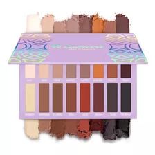 Best Pro - Paleta De Sombras De Ojos Mate, 16 Colores De Som