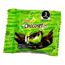 Dulce Confitado Chocoretas Sabor Menta Y Chocolate 10g