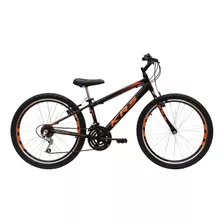 Bicicleta Aro 24 Rebaixada Alumínio 18v V-brake Krs 