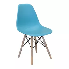 Silla Comedor Tipo Eames Acuamarina, Cerámicas Castro