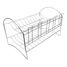 Escorredor De Louça Inox 11 Pratos Inox Não Enferruja