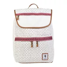 Mochila Mediana Blanco 1818 Anzel