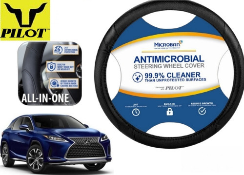 Funda Cubrevolante Negro Antimicrobial Lexus Rx 2022 Foto 3
