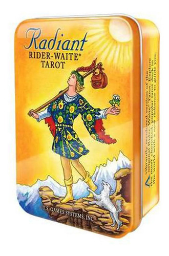 Radiant Rider-waite Estuche Latita Distinguido Tarot