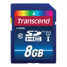 Transcend 8gb Sdhc Memory Card Premium Class 10 Uhs-i