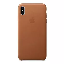 Protector Original Apple Leather Case @ iPhone XS Max Brown 