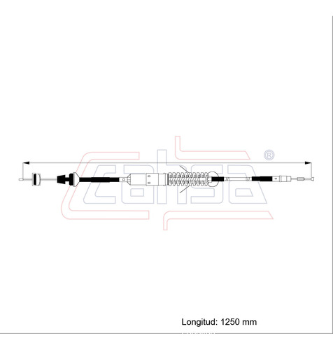 Cable Embrague Para Volkswagen Parati 1.6l 1992 Foto 2