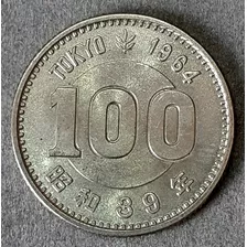 Moeda De 100 Ienes De 1964 Origem Japão. Olimpíadas Tokyo. 