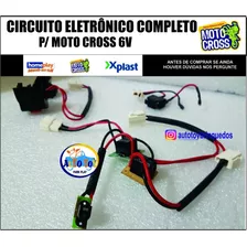 Circuito Completo P/ Motocross 6v X-plast