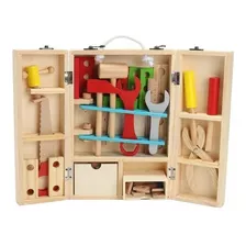 Caja Herramientas Madera Niños / Juego Interactivo Barbazar