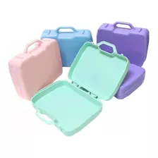 Set 20 Mini Valijas De Plástico Colores Souvenir Candy Bar