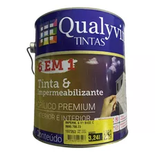 Tinta Emborrachada Qualyvinil 6 Em 1 / 3,6l