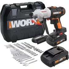 Taladro Destornillador Inalámbrico Worx Wx176l, 67 Piezas