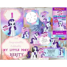 Kit Imprimible Rarity My Little Pony Equestria S218