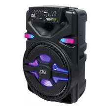 Parlante Pro Bass Wave 15 Portátil Con Bluetooth Negra 220v 