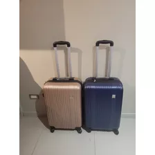 Set Maleta Viaje Cabina Avión X2 Maletas De Mano10 Kg Chica