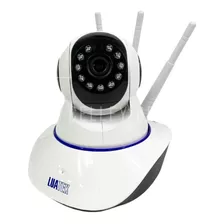 Camera Ip Wifi Com 3 Antenas Onvif Hd P2p 360